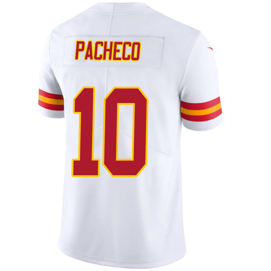 KC.Chiefs #10 Isiah Pacheco Player White Vapor Limited Football Jerseys