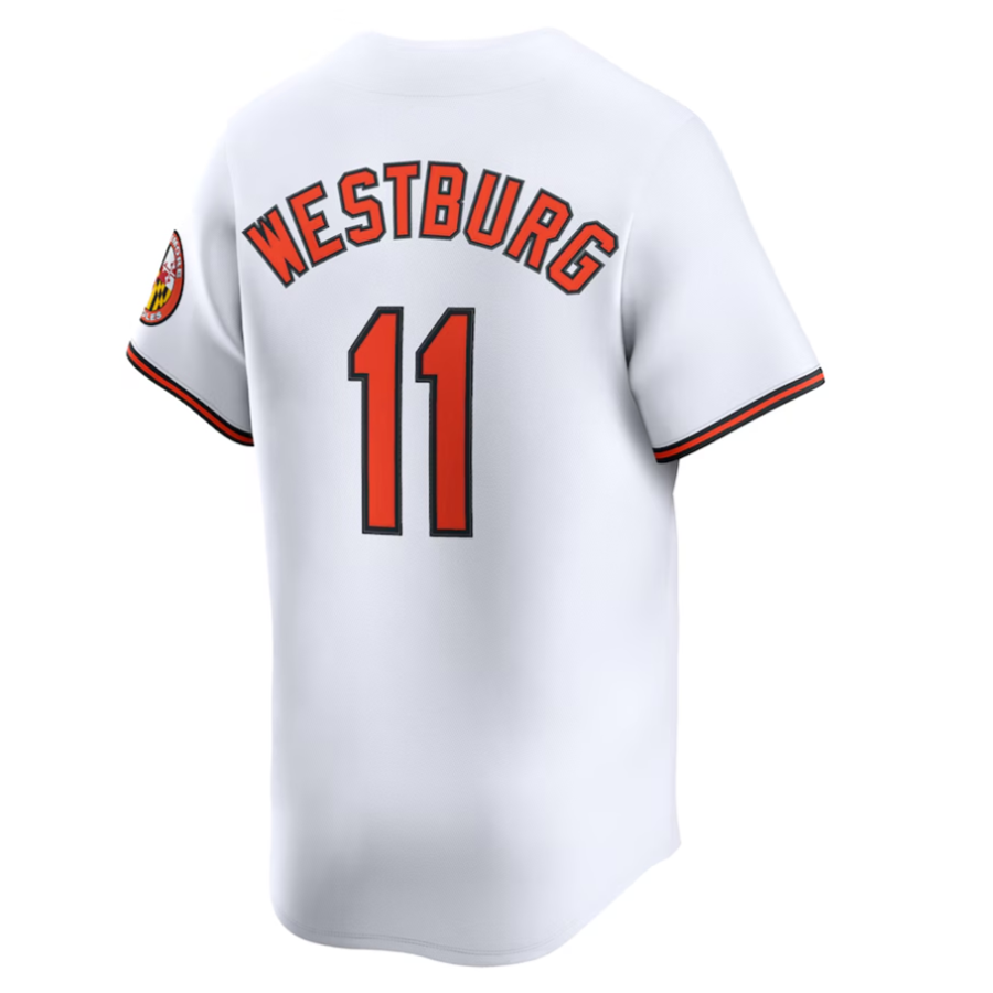 #11 Jordan Westburg Player B.Orioles White Limited Baseball Jerseys