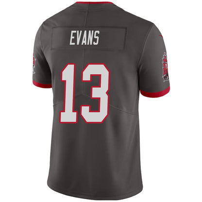 #13 Mike Evans Player TB.Buccaneers Pewter Vapor F.U.S.E. Limited Football Jerseys