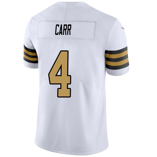 #4 Derek Carr Player NO.Saints White Game Stitched Football Jerseys