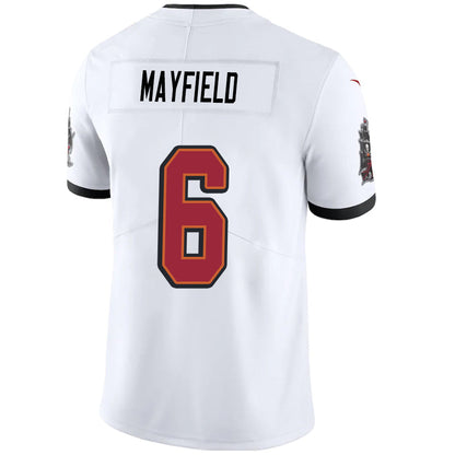 #6 Baker Mayfield Player TB.Buccaneers White Vapor F.U.S.E. Limited Football Jerseys