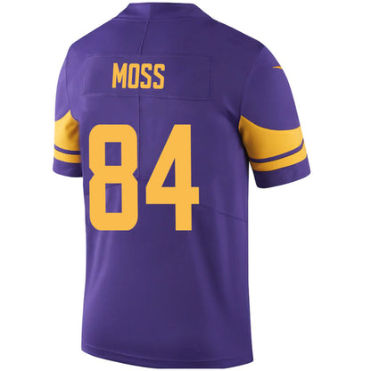 #84 Randy Moss Player MN.Vikings Purple Player Vapor Limited Football Jerseys