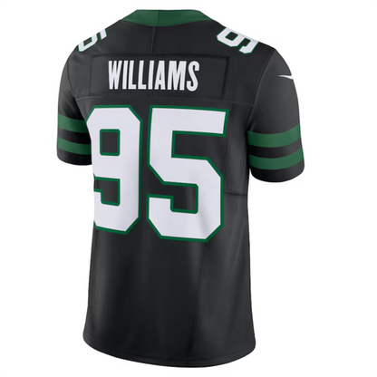 #95 Quinnen Williams Player NY.Jets Legacy Black Vapor F.U.S.E. Limited Football Jerseys