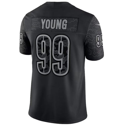 W.Commanders #99 Chase Young Black Stitched Player Game Football Jerseys