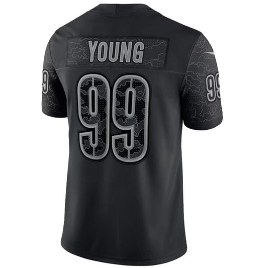 W.Commanders #99 Chase Young Black Stitched Player Game Football Jerseys