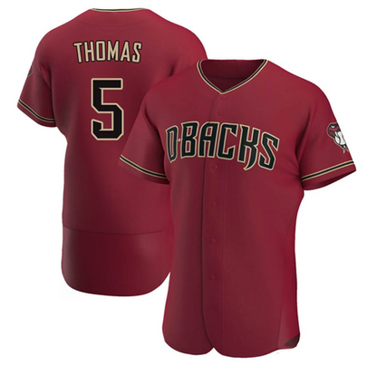 A.Diamondbacks #5 Alek Thomas Player Red Limited Elite Baseball Jerseys