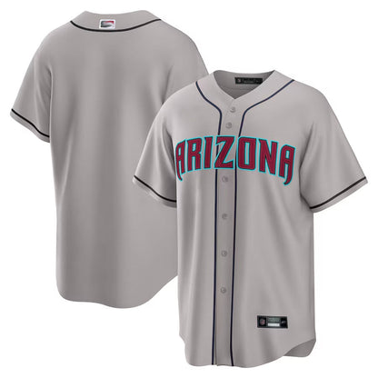 A.Diamondbacks Blank Player Gray Road Replica Baseball Jerseys