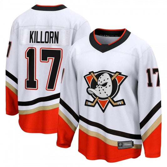 A.Ducks #17 Alex Killorn Player Fanatics Special Edition Breakaway White Hockey Jerseys