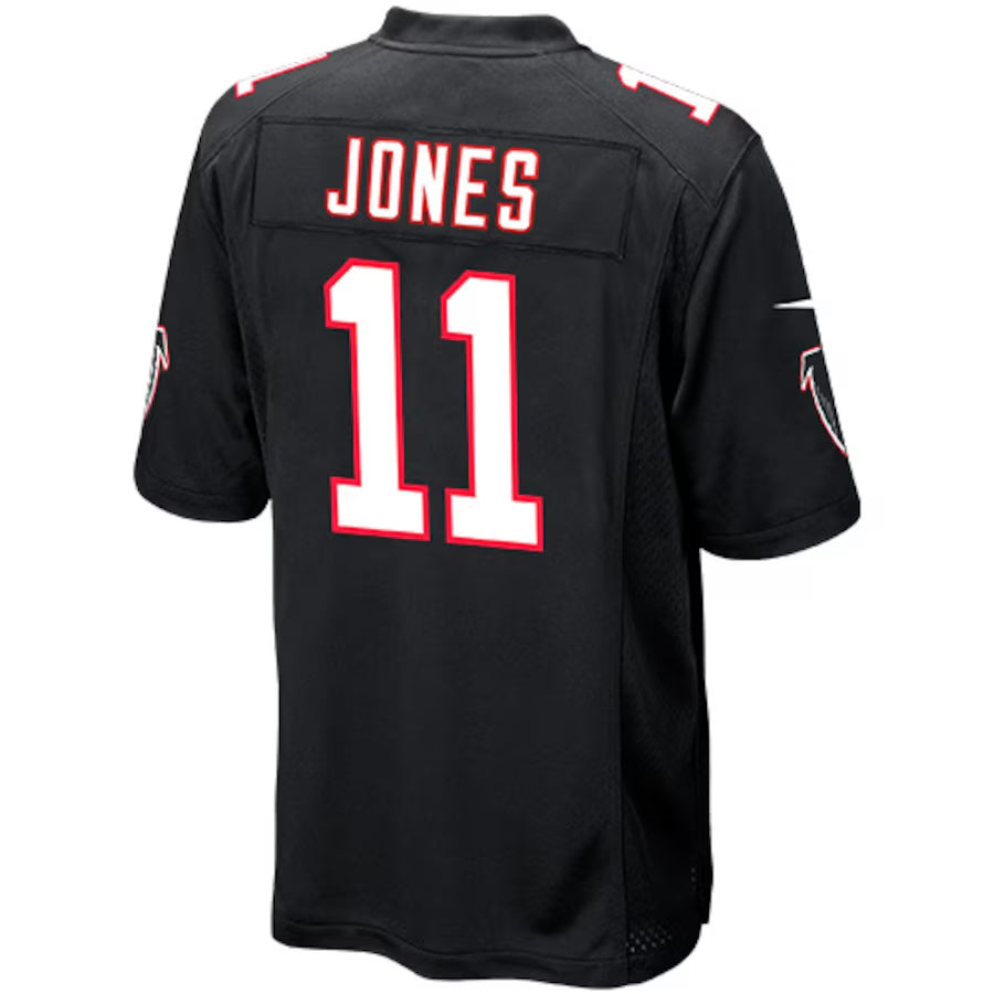 A.Falcons #11 Julio Jones Player Black Replica Game Football Jerseys