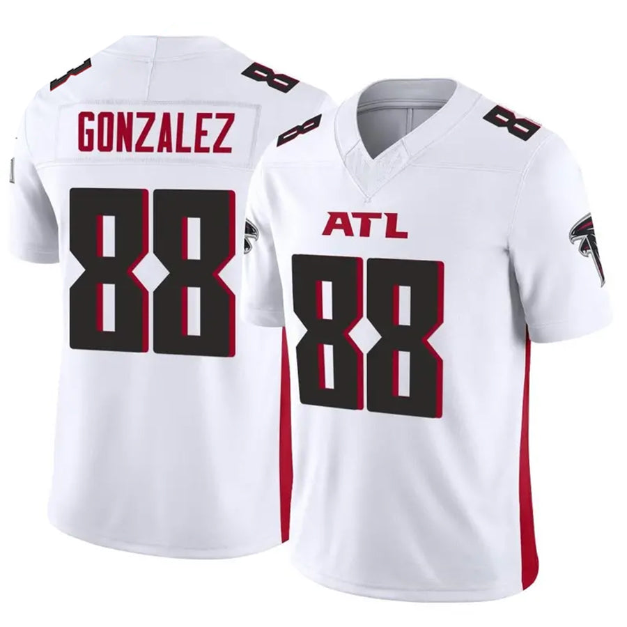 A.Falcons #88 Tony Gonzalez Player Vapor F.U.S.E. Limited Whtie Football Jerseys