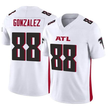A.Falcons #88 Tony Gonzalez Player Vapor F.U.S.E. Limited Whtie Football Jerseys
