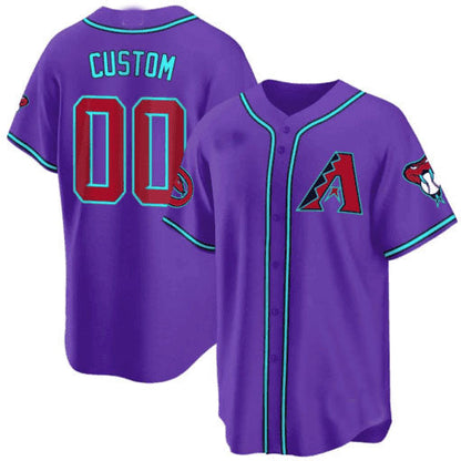 Custom A.Diamondbacks Cool Base Game Jersey V2 ¨C All Stitched Baseball Jerseys