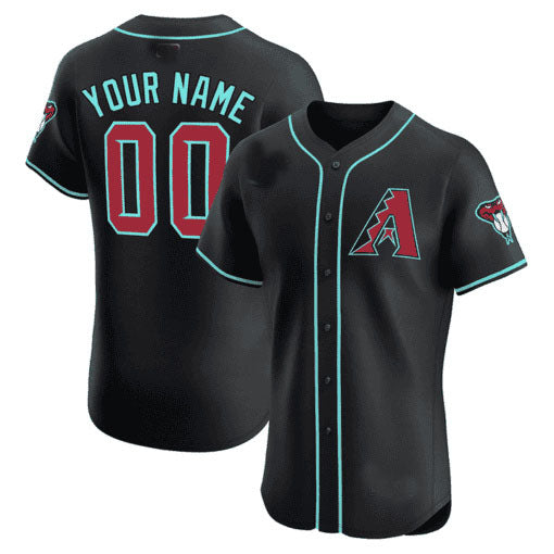Custom A.Diamondbacks Flex Base Game Jersey ¨C Stitched Baseball Jerseys