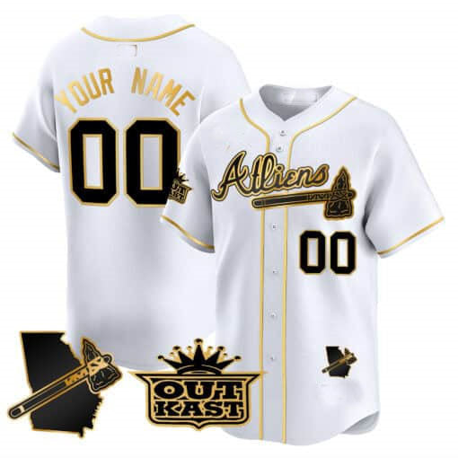 Custom A.Braves Atliens Vapor Premier Limited V2 ¨C All Stitched Baseball Jerseys