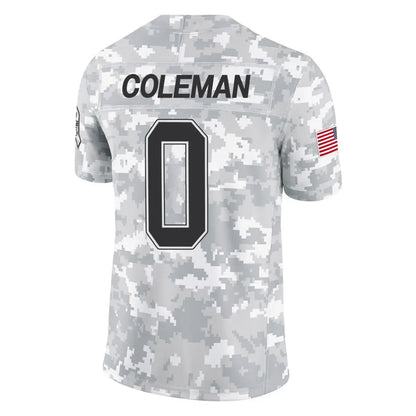 B.Bills #0 Keon Coleman Player Limited Arctic Camo Salute to Service Football Jerseys