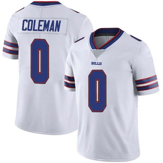 B.Bills #0 Keon Coleman Player White Vapor F.U.S.E. Limited Football Jerseys