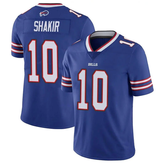 B.Bills #10 Khalil Shakir Player Royal Vapor F.U.S.E. Limited Football Jerseys