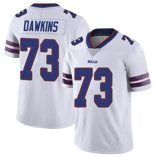 B.Bills #73 Dion Dawkins Player Vapor F.U.S.E. Limited White Football Jerseys