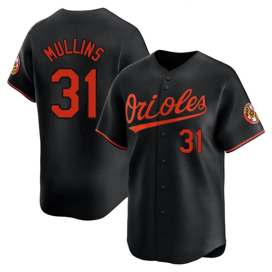 B.Orioles #31 Cedric Mullins Player Black Limited Home Game Baseball Jerseys