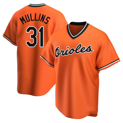 B.Orioles #31 Cedric Mullins Player Orange Replica Game Baseball Jerseys