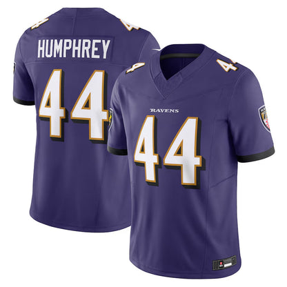 B.Ravens #44 Marlon Humphrey Player Purple Vapor F.U.S.E. Limited Football Jerseys