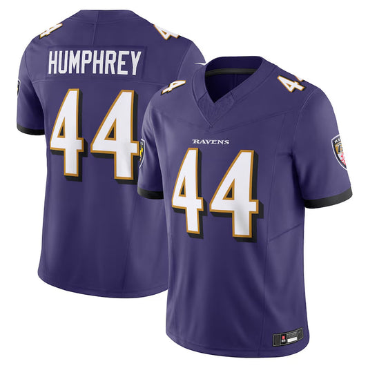 B.Ravens #44 Marlon Humphrey Player Purple Vapor F.U.S.E. Limited Football Jerseys