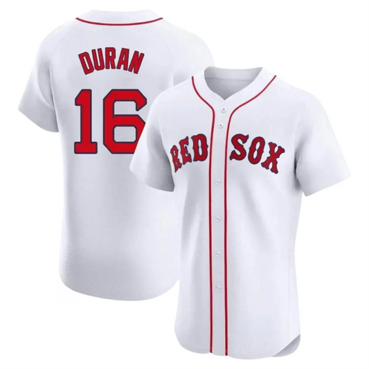 B.Red Sox #16 Jarren Duran Player White Limited Elite Stitched Baseball Jerseys