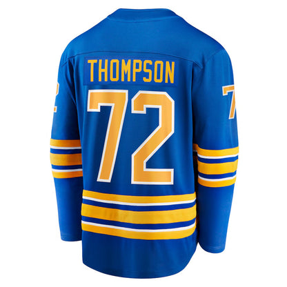 B.Sabres #72 Tage Thompson Player Fanatics Home Breakaway Royal Hockey Jerseys