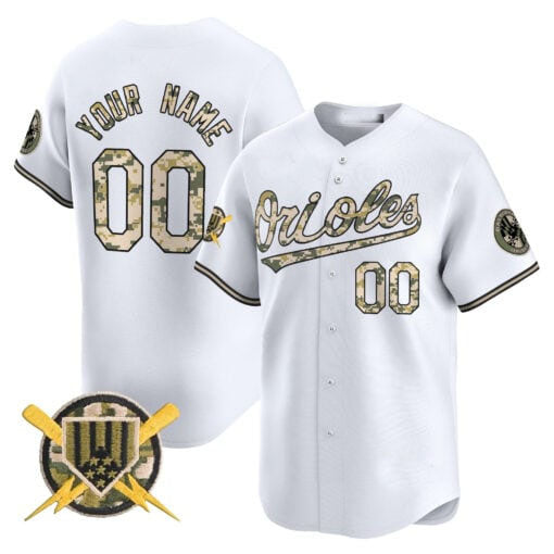 Custom B.Orioles Armed Forces Day Vapor Premier Limited ¨C All Stitched Baseball Jerseys