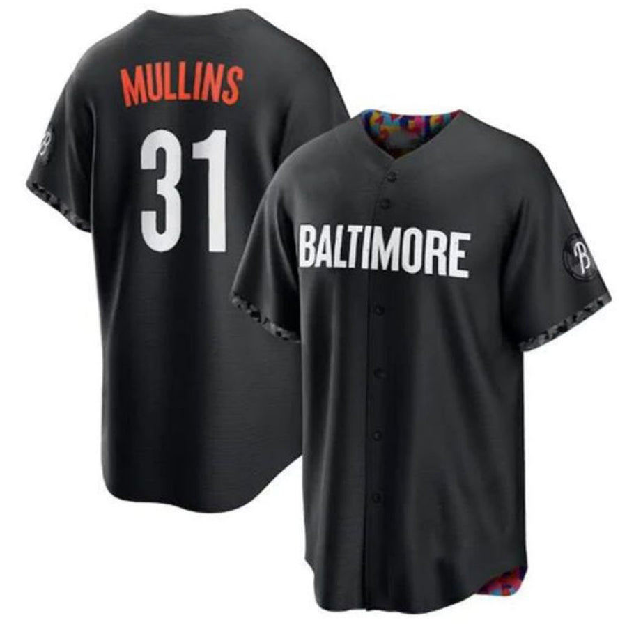 #31 Cedric Mullins Player B.Orioles Black City Connect Replica Baseball Jerseys