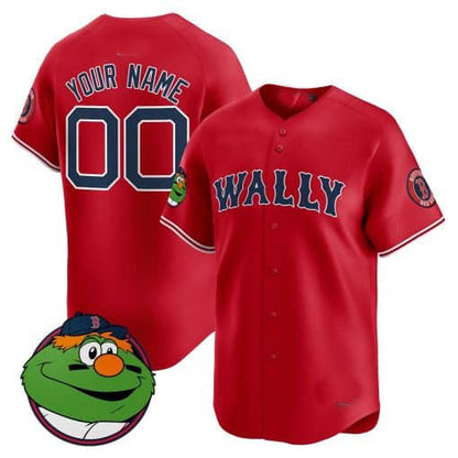 Custom B.Red Sox Wally Vapor Premier Limited¨C All Stitched Baseball Jerseys