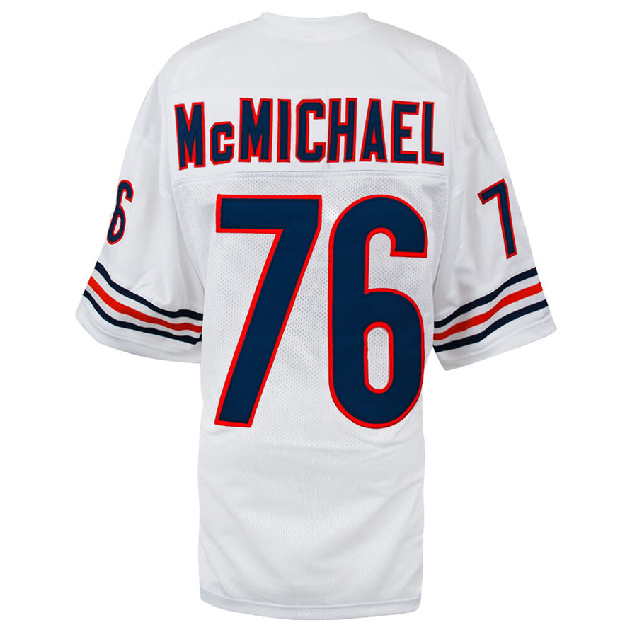 C.Bears #76 Steve McMichael Player White Game Football Jerseys