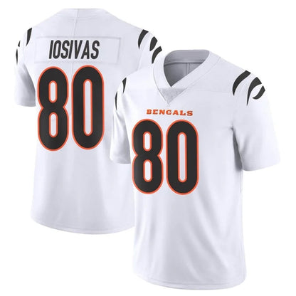 C.Bengals #80 Andrei Iosivas Player White Vapor Limited Game Football Jerseys