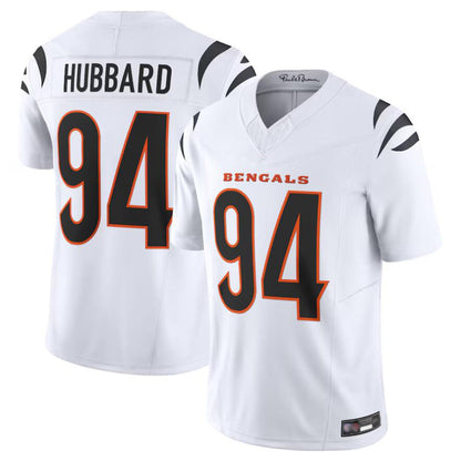 C.Bengals #94 Sam Hubbard Player White Vapor F.U.S.E. Limited Football Jerseys