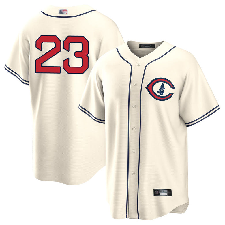 C.Cubs #23 Ryne Sandberg Player Field of Dreams Replica Baseball Jerseys