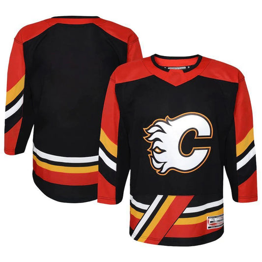 C.Flames Blank Player Special Edition 2.0 Black Hockey Jerseys