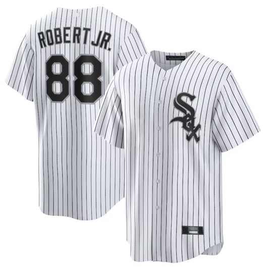 C.White Sox #88 Luis Robert Player White Replica Game Name Baseball Jerseys