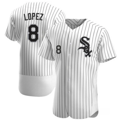 C.White Sox #8 Bo Jackson Player White Replica Baseball Jerseys
