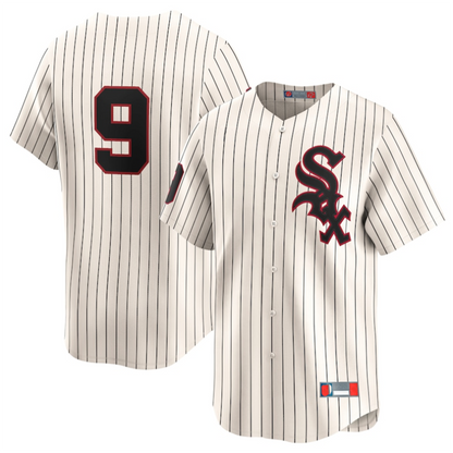 C.White Sox #9 Minnie Minoso Player Cream Throwback Cooperstown Limited Baseball Jerseys