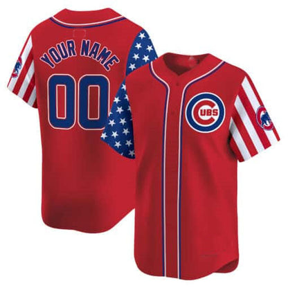Custom C.Cubs Independence Day Vapor Premier Limited¨C All Stitched Baseball Jerseys