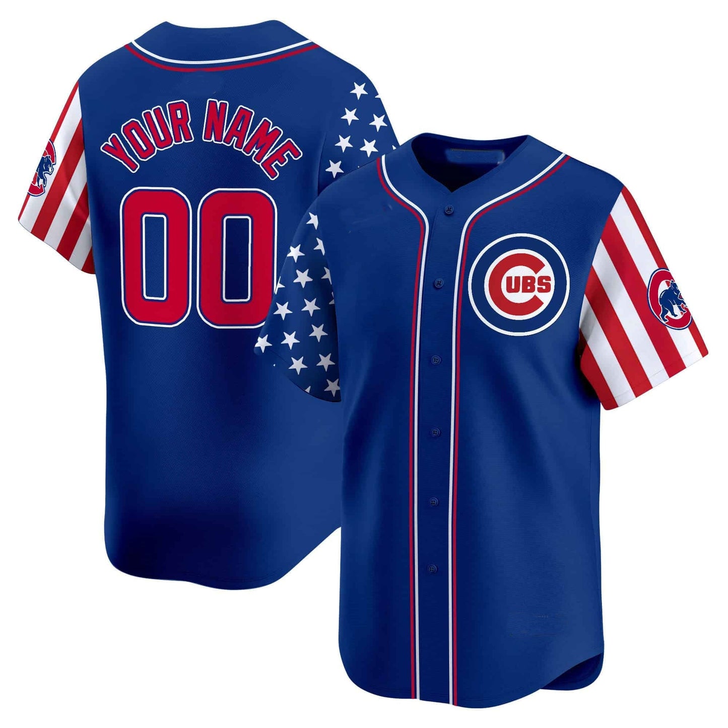 Custom C.Cubs Independence Day Vapor Premier Limited¨C All Stitched Baseball Jerseys