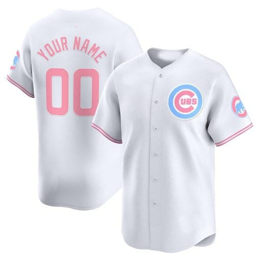 Custom C.Cubs Bubblegum Pink Vapor Premier Limited¨C Stitched Baseball Jerseys