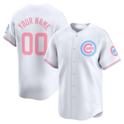 Custom C.Cubs Bubblegum Pink Vapor Premier Limited¨C Stitched Baseball Jerseys
