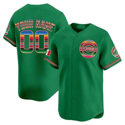 Custom C.Cubs Mexico Vapor Premier Limited¨C All Stitched Baseball Jerseys