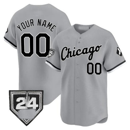Custom C.White Sox Spring Training Patch Vapor Premier Limited Baseball Jerseys