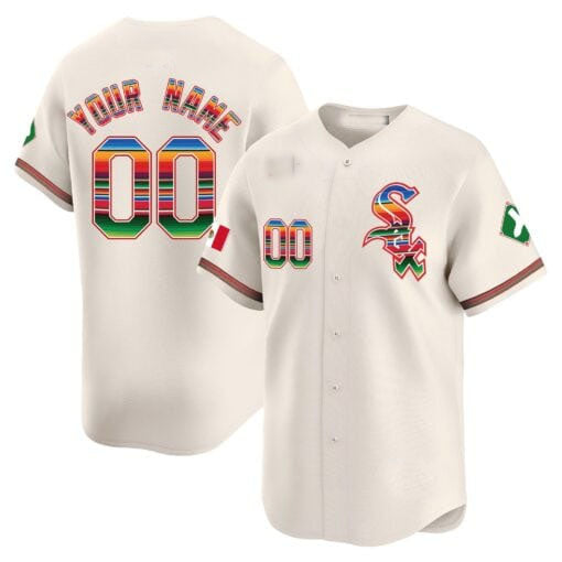 Custom C.White Sox Mexico Vapor Premier Limited V2 Baseball Jerseys