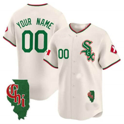 Custom C.White Sox Mexico Vapor Premier Limited Baseball Jerseys