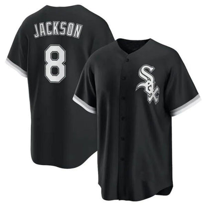 C.White Sox #8 Bo Jackson Black Alternate Cooperstown Collection Replica Player Baseball Jerseys