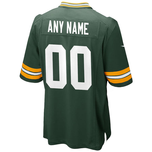 GB.Packers Home Game Football Jerseys - Green - Custom