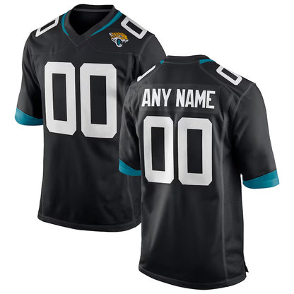 Custom J.Jaguars Black Home Game Football Jerseys